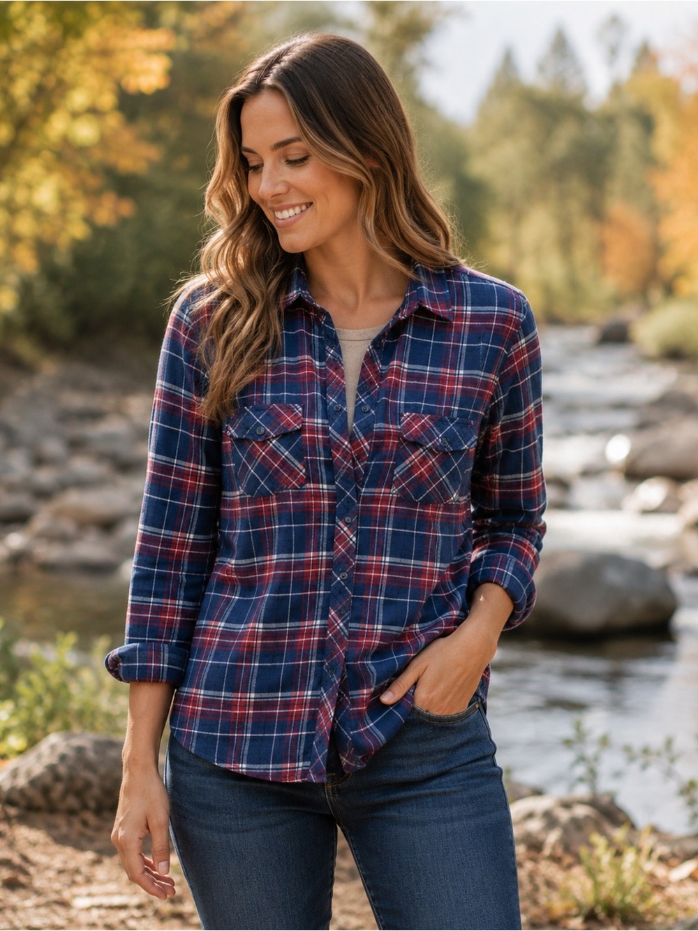 KÜHL Alina Hollow-Core Stretch Flannel Plaid Button Down Shirt XS